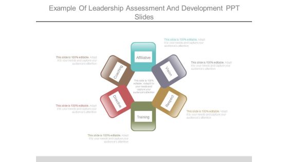 Example Of Leadership Assessment And Development Ppt Slides