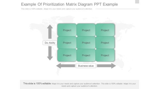 Example Of Prioritization Matrix Diagram Ppt Example