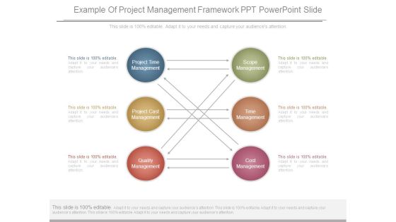 Example Of Project Management Framework Ppt Powerpoint Slide