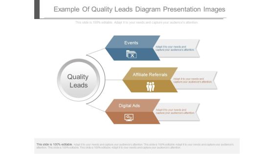 Example Of Quality Leads Diagram Presentation Images
