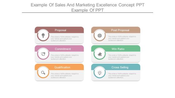 Example Of Sales And Marketing Excellence Concept Ppt Example Of Ppt
