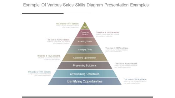 Example Of Various Sales Skills Diagram Presentation Examples Example Of Various Sales Skills Diagram Presentation Examples