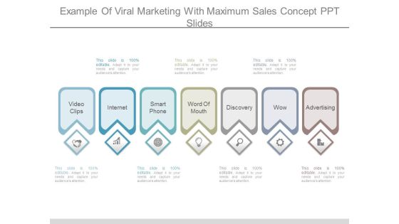 Example Of Viral Marketing With Maximum Sales Concept Ppt Slides Example Of Viral Marketing With Maximum Sales Concept Ppt Slides