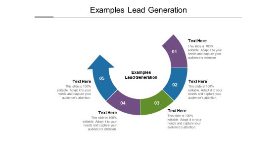 Examples Lead Generation Ppt PowerPoint Presentation Icon Background Images Cpb