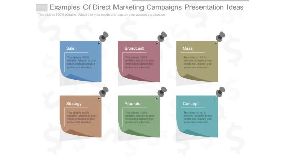 Examples Of Direct Marketing Campaigns Presentation Ideas Examples Of Direct Marketing Campaigns Presentation Ideas