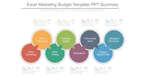 Excel Marketing Budget Template Ppt Summary Excel Marketing Budget Template Ppt Summary