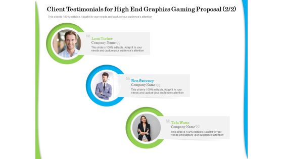 Exclusive Illustration Gaming Client Testimonials For High End Graphics Gaming Proposal Planning Information PDF Exclusive Illustration Gaming Client Testimonials For High End Graphics Gaming Proposal Planning Information PDF