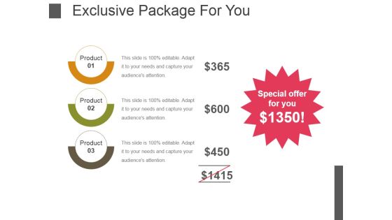Exclusive Package For You Ppt PowerPoint Presentation Pictures Format Exclusive Package For You Ppt PowerPoint Presentation Pictures Format