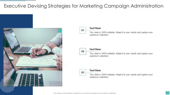 Executive Devising Strategies For Marketing Campaign Administration Themes PDF Executive Devising Strategies For Marketing Campaign Administration Themes PDF