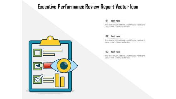 Executive Performance Review Report Vector Icon Ppt PowerPoint Presentation Gallery Maker PDF Executive Performance Review Report Vector Icon Ppt PowerPoint Presentation Gallery Maker PDF