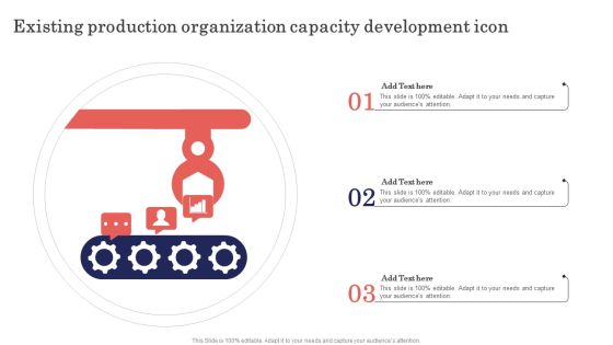 Existing Production Organization Capacity Development Icon Mockup PDF Existing Production Organization Capacity Development Icon Mockup PDF
