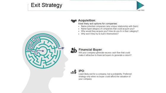 Exit Strategy Ppt PowerPoint Presentation Styles Information