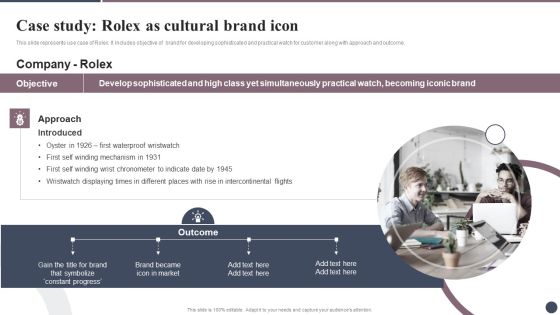 Expanding Target Audience With Cultural Branding Case Study Rolex As Cultural Brand Icon Download PDF