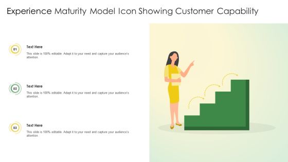 Experience Maturity Model Icon Showing Customer Capability Pictures PDF Experience Maturity Model Icon Showing Customer Capability Pictures PDF