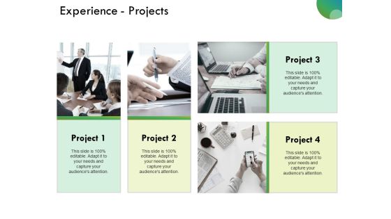 Experience Projects Ppt PowerPoint Presentation Ideas Picture Experience Projects Ppt PowerPoint Presentation Ideas Picture