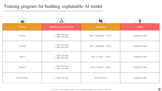 Explainable Machine Learning Training Program For Building Explainable AI Model Sample PDF Explainable Machine Learning Training Program For Building Explainable AI Model Sample PDF