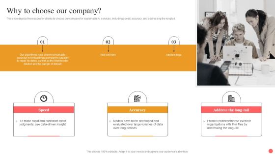 Explainable Machine Learning Why To Choose Our Company Ideas PDF Explainable Machine Learning Why To Choose Our Company Ideas PDF