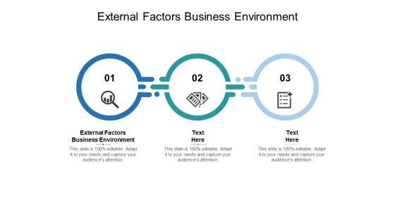External Factors Business Environment Ppt PowerPoint Presentation Slides Portfolio Cpb