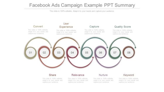 Facebook Ads Campaign Example Ppt Summary Facebook Ads Campaign Example Ppt Summary