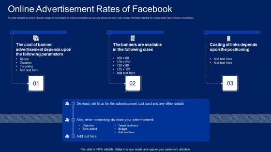 Facebook Original Elevator Funding Pitch Deck Online Advertisement Rates Of Facebook Icons PDF Facebook Original Elevator Funding Pitch Deck Online Advertisement Rates Of Facebook Icons PDF