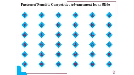 Factors Of Feasible Competitive Advancement Icons Slide Ppt Slides Inspiration PDF
