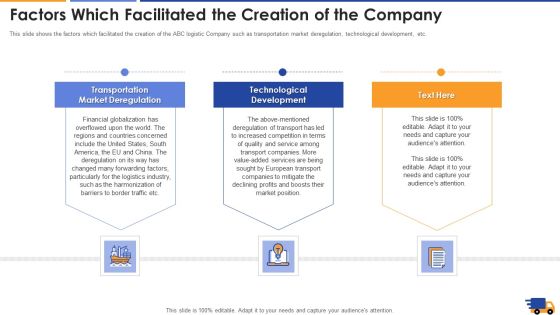 Factors Which Facilitated The Creation Of The Company Sample PDF Factors Which Facilitated The Creation Of The Company Sample PDF