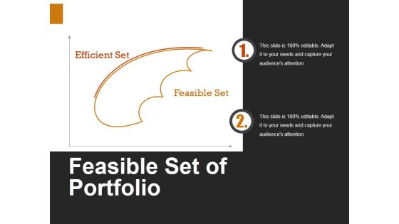 Feasible Set Of Portfolio Ppt PowerPoint Presentation Inspiration Format Ideas