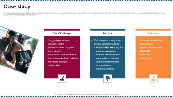 Feature Film Production Company Profile Case Study Diagrams PDF Feature Film Production Company Profile Case Study Diagrams PDF