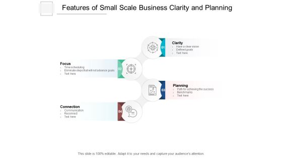 Features Of Small Scale Business Clarity And Planning Ppt PowerPoint Presentation Summary Gallery Features Of Small Scale Business Clarity And Planning Ppt PowerPoint Presentation Summary Gallery
