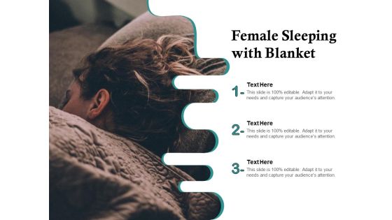 Female Sleeping With Blanket Ppt PowerPoint Presentation File Microsoft PDF