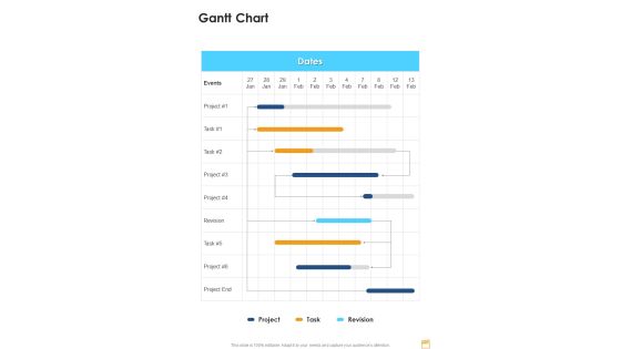 Film And Broadcasting Proposal Gantt Chart One Pager Sample Example Document Film And Broadcasting Proposal Gantt Chart One Pager Sample Example Document