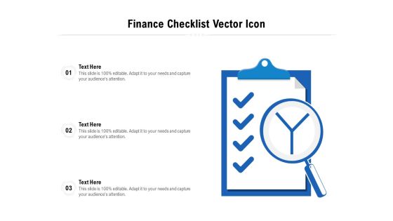 Finance Checklist Vector Icon Ppt PowerPoint Presentation Summary Examples PDF Finance Checklist Vector Icon Ppt PowerPoint Presentation Summary Examples PDF