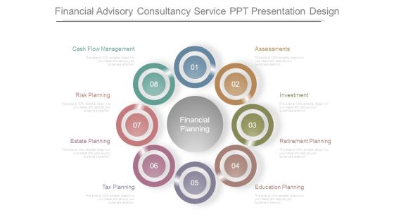 Financial Advisory Consultancy Service Ppt Presentation Design Financial Advisory Consultancy Service Ppt Presentation Design