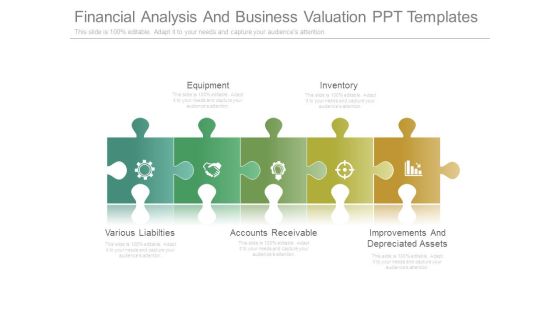 Financial Analysis And Business Valuation Ppt Templates Financial Analysis And Business Valuation Ppt Templates
