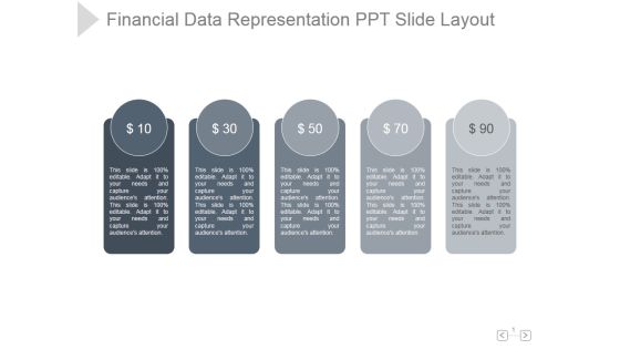 Financial Data Representation Ppt PowerPoint Presentation Rules
