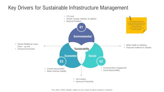 Financial Functional Assessment Key Drivers For Sustainable Infrastructure Management Formats PDF