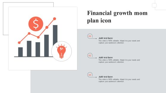 Financial Growth Mom Plan Icon Microsoft PDF Financial Growth Mom Plan Icon Microsoft PDF
