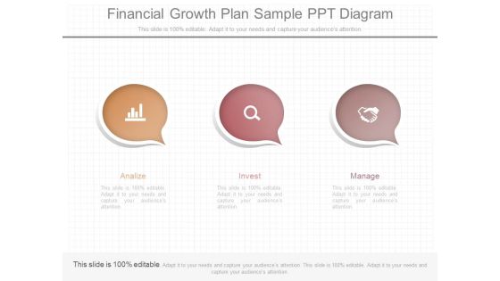 Financial Growth Plan Sample Ppt Diagram