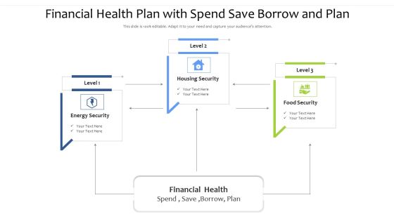 Financial Health Plan With Spend Save Borrow And Plan Professional PDF Financial Health Plan With Spend Save Borrow And Plan Professional PDF