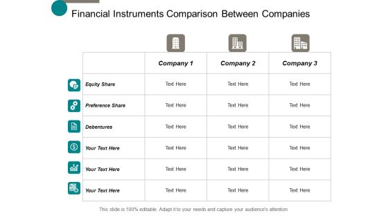 Financial Instruments Comparison Between Companies Ppt Powerpoint Presentation File Slide Portrait Financial Instruments Comparison Between Companies Ppt Powerpoint Presentation File Slide Portrait