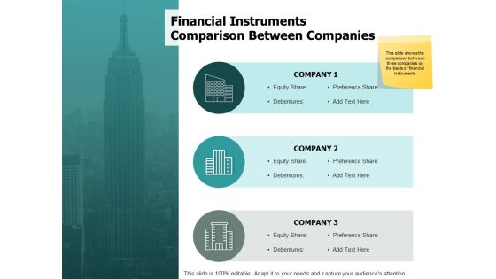 Financial Instruments Comparison Between Companies Ppt PowerPoint Presentation Ideas Design Ideas Financial Instruments Comparison Between Companies Ppt PowerPoint Presentation Ideas Design Ideas