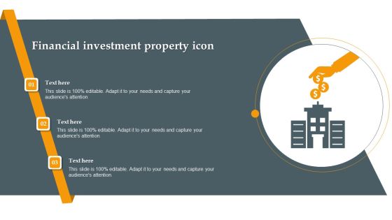 Financial Investment Property Icon Microsoft PDF Financial Investment Property Icon Microsoft PDF