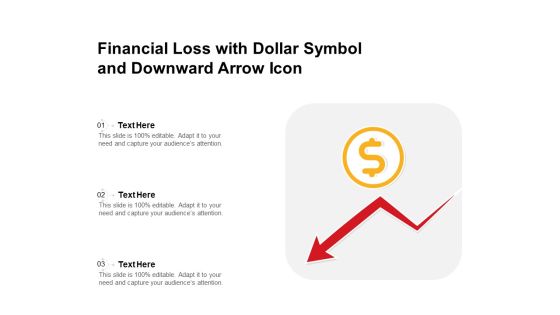 Financial Loss With Dollar Symbol And Downward Arrow Icon Ppt PowerPoint Presentation File Background Image PDF Financial Loss With Dollar Symbol And Downward Arrow Icon Ppt PowerPoint Presentation File Background Image PDF