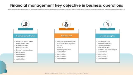 Financial Management Key Objective In Business Operations Ppt PowerPoint Presentation Icon Professional PDF Financial Management Key Objective In Business Operations Ppt PowerPoint Presentation Icon Professional PDF