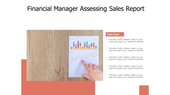 Financial Manager Assessing Sales Report Ppt PowerPoint Presentation Portfolio Slide Download PDF