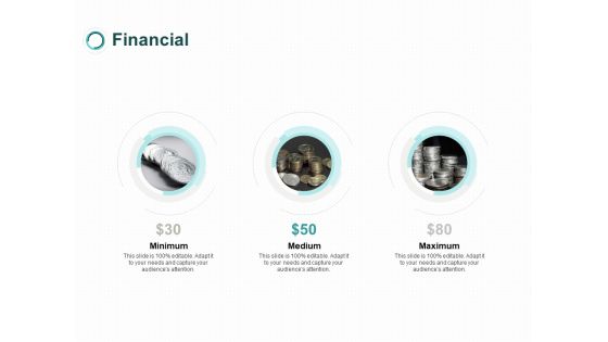 Financial Minimum Medium Maximum Ppt PowerPoint Presentation Summary Background Image