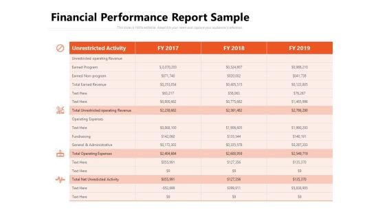 Financial Performance Report Sample Ppt PowerPoint Presentation Gallery Gridlines PDF Financial Performance Report Sample Ppt PowerPoint Presentation Gallery Gridlines PDF