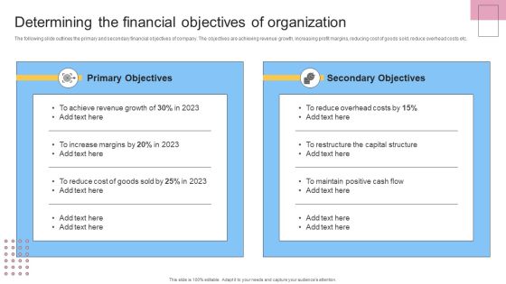 Financial Planning And Examination Plan For Small And Large Enterprises Determining The Financial Objectives Of Organization Inspiration PDF Financial Planning And Examination Plan For Small And Large Enterprises Determining The Financial Objectives Of Organization Inspiration PDF
