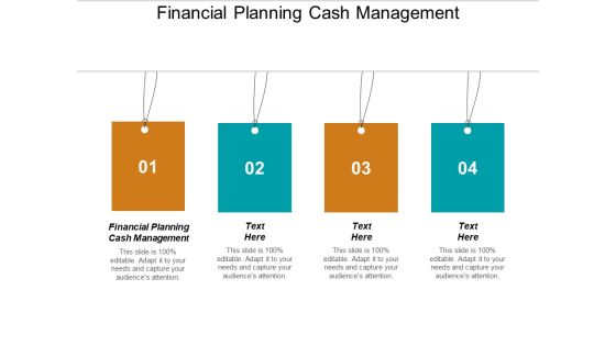 Financial Planning Cash Management Ppt PowerPoint Presentation Infographic Template Display Cpb