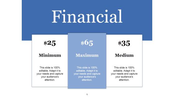 Financial Ppt PowerPoint Presentation Infographic Template Background Image